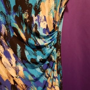 Multi colored shift dress